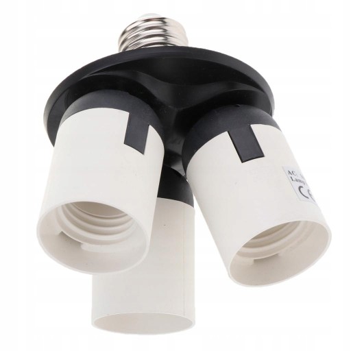 1 do 3 E27 podstawa uchwytu lampy rozdzielacz