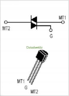 TRIAK MAC97A8 0.6A/800V cena za 5szt / 5807