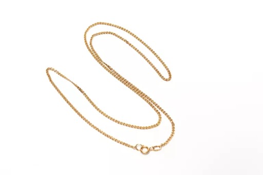 ZJAWISKOWY ZŁOTY ŁAŃCUSZEK 2,56G PR585 14K 50CM