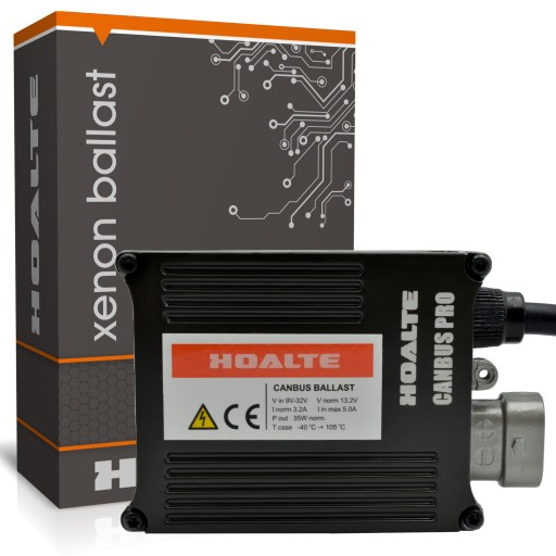 PRZETWORNICA DO ŻARNIKÓW XENON KSENON HID 12V/24V 35W HOALTE CAN-BUS PRO