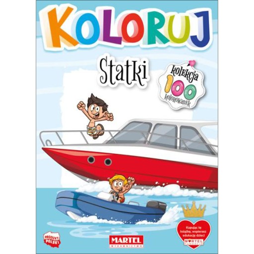 668187 MARTEL KOLOROWANKA KOLORUJ STATKI
