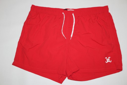 JACK&JONES*MĘSKIE DUŻE CZERWONE SZORTY PLAŻOWE*XXL