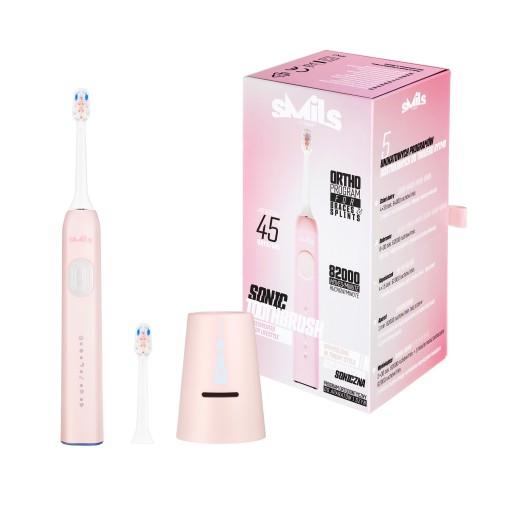 SZCZOTECZKA SONICZNA ELEKTRYCZNA DO ZĘBÓW DZIECI VITAMMY SMILS 5XTRYB 2KOŃC