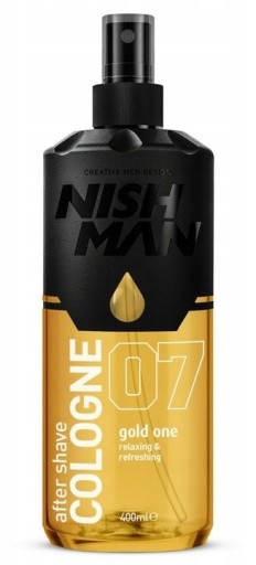 NISHMAN Woda po goleniu 07 Gold One 400ml
