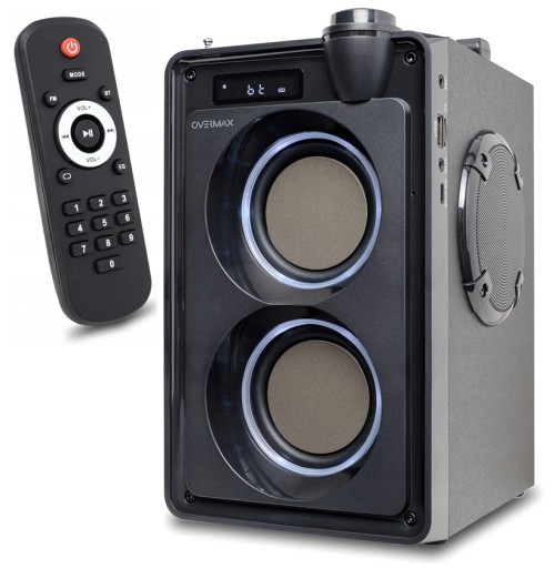 BEZPRZEWODOWY GŁOŚNIK BLUETOOTH PILOT USB SD RADIO
