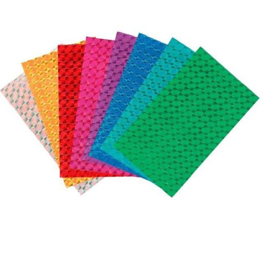 karton HOLOGRAM holograficzny BRYSTOL metalizowany