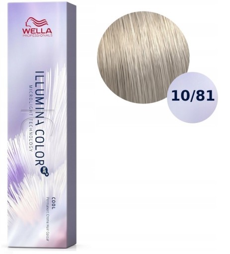 WELLA FARBA ILLUMINA COLOR 60 ml Nr 10/81