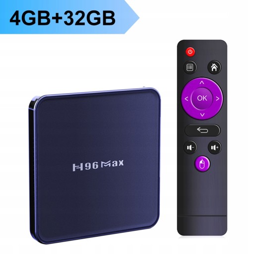 H96 MAX V12 TV Box Android 12 Rockchip RK3318 WIFI