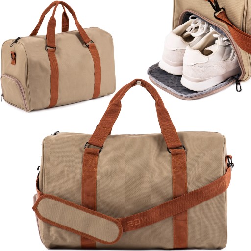 TRWAŁA TORBA PORÓŻNA WEEKENDOWA SPORTOWA 35L WINGS 003B