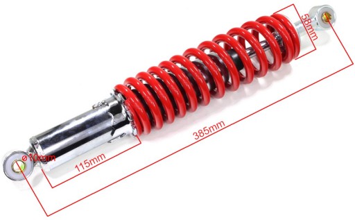 KPL. AMORTYZATOR TYŁ TYLNY Quad Boxer 150/200cc