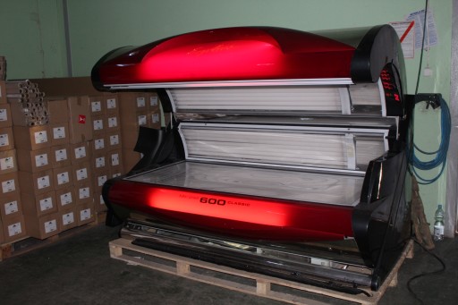 Solarium Ergoline 600 Classic na palecie