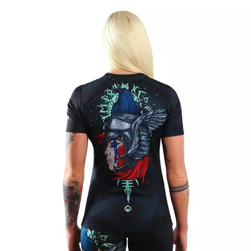 Rashguard damski Valkyria krótki rękaw S Ground Game