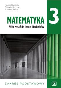 Matematyka 3 podstawa zbiór zadań Pazdro OE