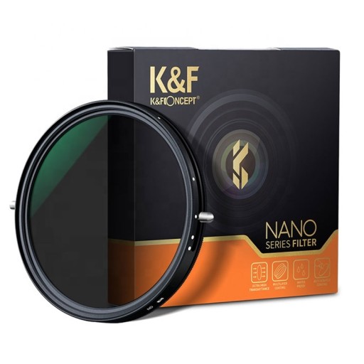 Filtr VND-CPL szary regulowany z polaryzacją K&F Concept (1-5stop) 77mm