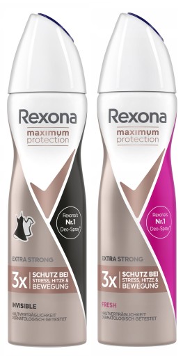 REXONA max Protection antyperspirant Invisible i Fresh 2 x 150ml