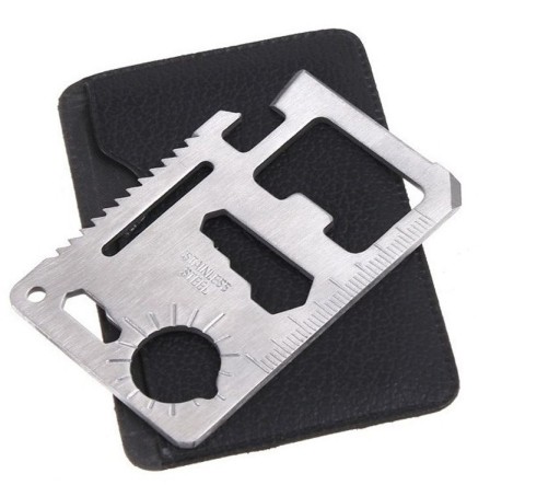 KARTA PRZEŻYCIA PRZETRWANIA SURVIVAL CARD NÓŻ TOOL