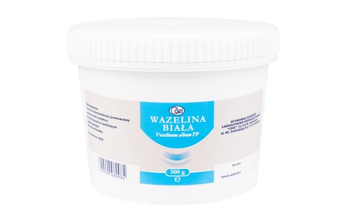 BIAŁA WAZELINA MEDYCZNA | 500 g | kosmetyczna | testowana | studia tatuażu