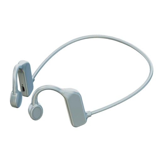 Słuchawki z otwartymi uszami Słuchawki Bluetooth Wygodne z mikrofonem (Nowość02) Szare
