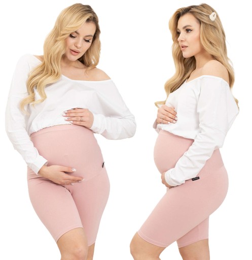 LEGGINSY CIĄŻOWE KOLARKI KRÓTKIE SPODENKI R. L
