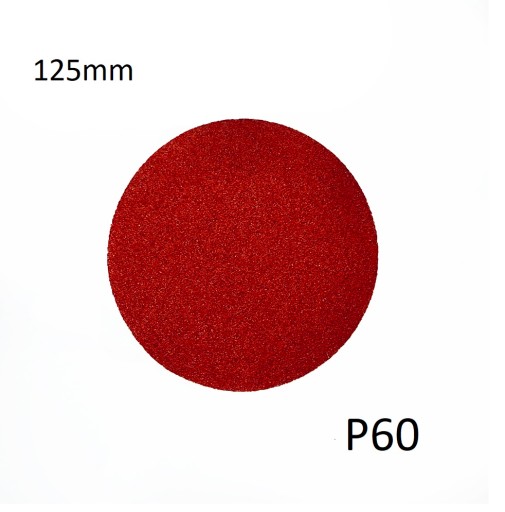 KRĄŻEK ŚCIERNY RZEP NASYP CERAMICZNY 125mm P60