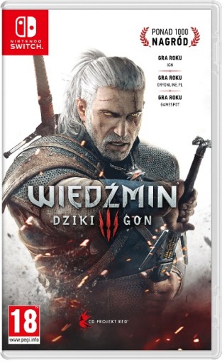 WIEDZMIN 3 DZIKI GON PL NINTENDO SWITCH gra na katridzu !!