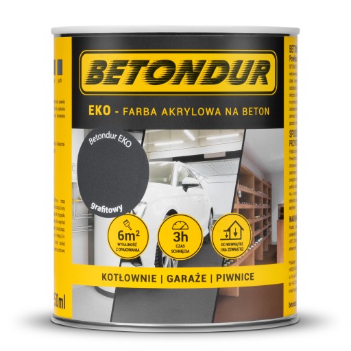 Betondur EKO Farba grafitowa 0,75L