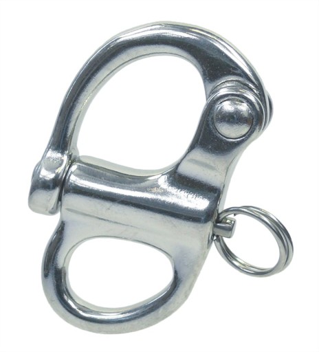 SZEKLA ZATRZASKOWA INOX 45MM Z KAUSZĄ SNAPSZEKLA