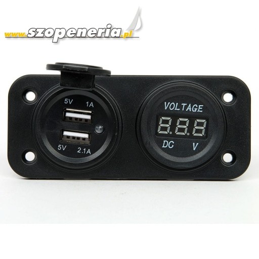 GNIAZDO 2 x USB Z WOLTOMIERZEM