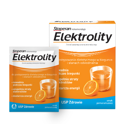 STOPERAN Elektrolity o smaku pomarańczowym 7 sasz.