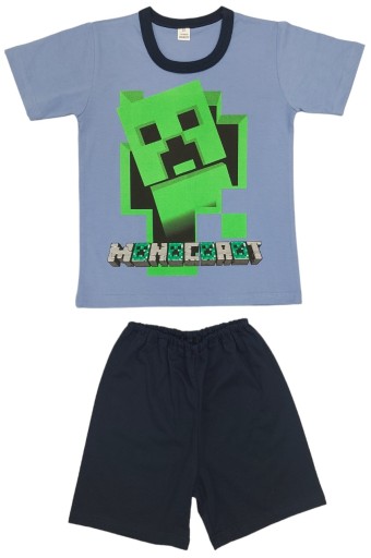 PIŻAMA DZIECIĘCA roz. 146 MINECRAFT / Bawełna 100%