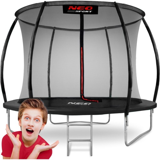 Trampolina ogrodowa profilowana 8ft/252cm z siatką wewnętrzną