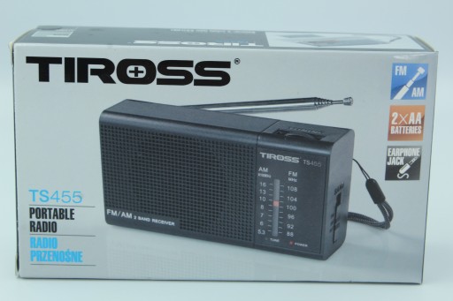 RADIO TURYSTYCZNE PRZENOŚNE MINI-NA BATERIE-TIROSS