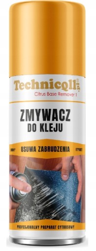 Zmywacz do kleju etykiet naklejek taśm TECHNICQLL