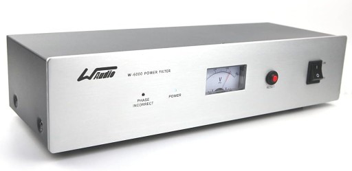 FILTR LINIOWY HIFI W-6000S LISTWA NAPIĘCIOWA MIERNIK 7GNIAZD BEZPIECZNA PRO