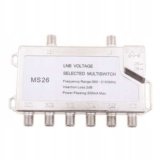 Multiswitch 2x6-drożny Multiswitch 2 wejścia 6