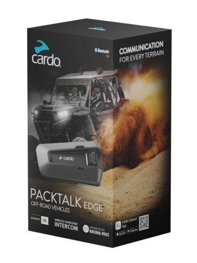 Interkom motocyklowy Cardo Packtalk Edge 1 zestaw