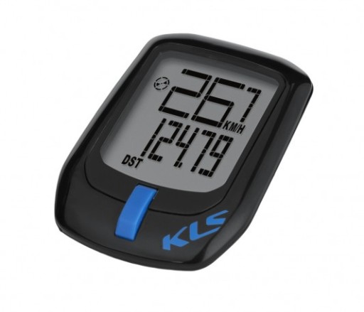 Licznik rowerowy KELLYS DIRECT BLACK-BLUE WODOODPORNY 7 funkcji