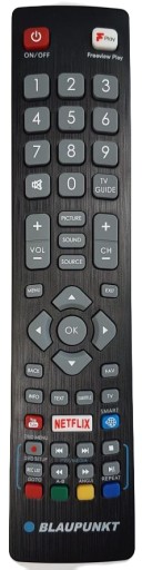 Pilot Oryginalny TV Blaupunkt Sharp AQUOS Technika Netflix Uniwersalny