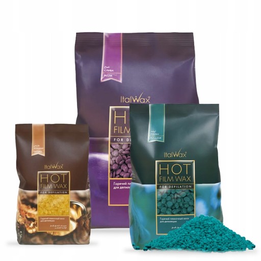 Italwax WOSK TWARDY DROPSY do depilacji 1kg wybór