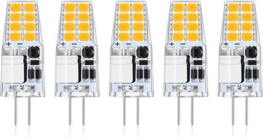 5 x Żarówka G4 2 W = 20W 2900 K