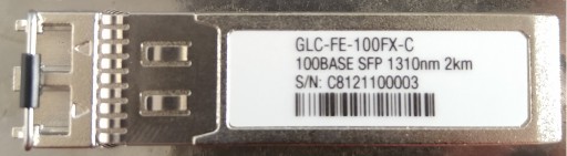 GLC-FE-100FX-C 100BASE SFP 1320 nm 2 km