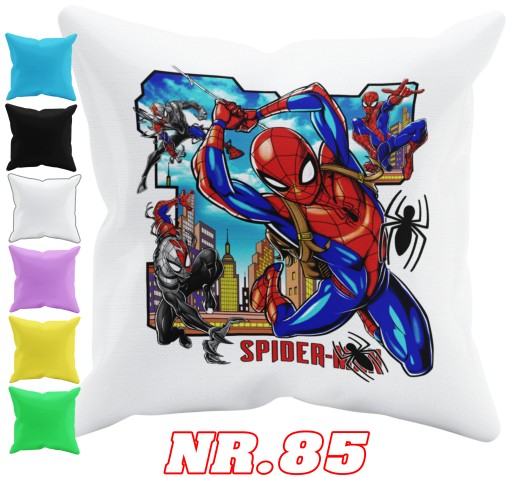 POSZEWKA NA PODUSZKĘ JAŚKA DO PRZEDSZKOLA SPIDERMAN + IMIĘ GRATIS