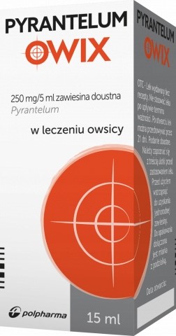 Pyrantelum Owix lek na owsiki dzieci 2+ płyn 15 ml
