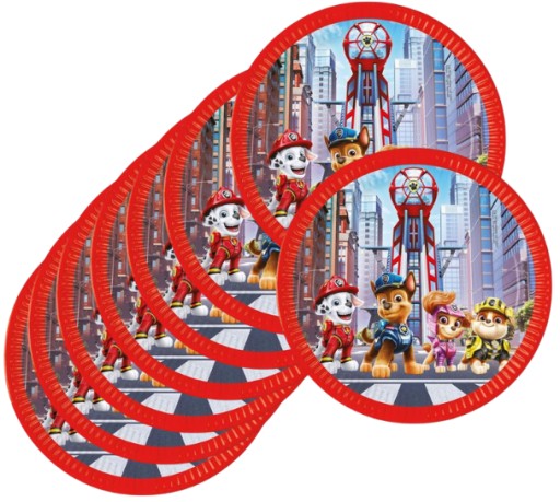 Talerzyki papierowe Psi Patrol Paw Patrol 8 Sztuk