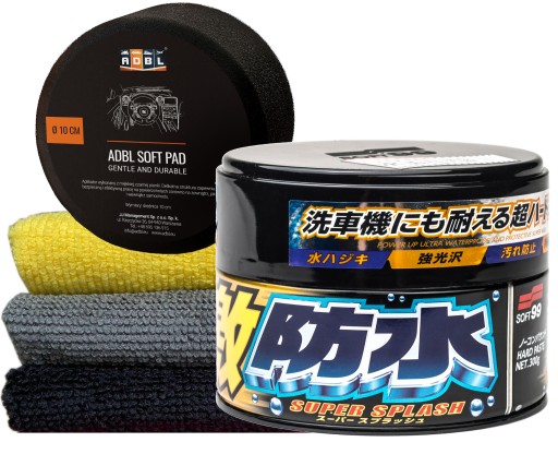 Soft99 Water Block Super Splash Dark Wosk ZESTAW