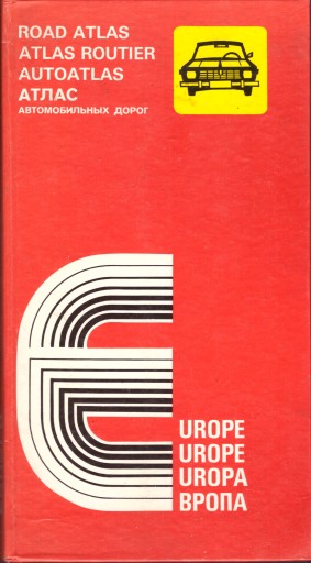 Road atlas Europa atlas samochodowy wielojęzyczny
