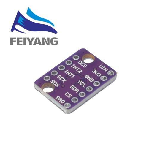 10 sztuk GY-LSM6DS3 akcelerometr Gyro wbudowany cyfrowy czujnik temperatury