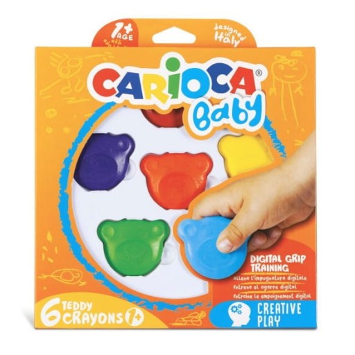 CARIOCA BABY Kamyki Kredki Misiaki Misie Emocje 1+