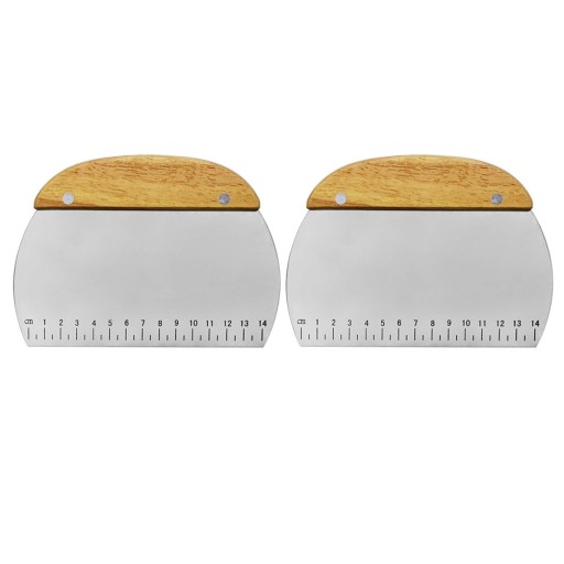 2 sztuk Do pieczenia ciasto Cutter Cut skrobak