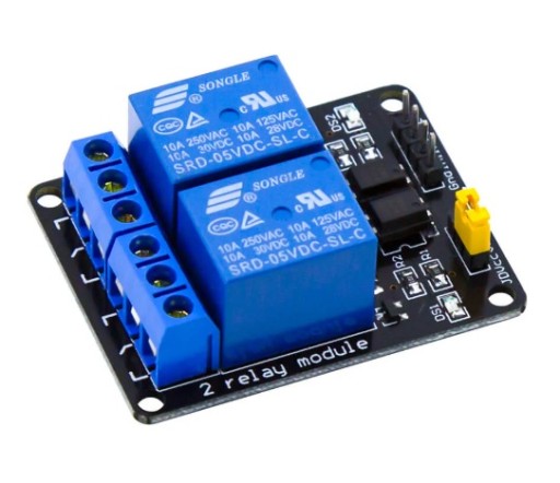 Moduł przekaźnik 2 kanałowy 5V 10A AVR ARM